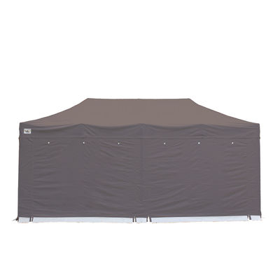 3m x 6m Gala Shade Pro Gazebo Taupe Sidewalls